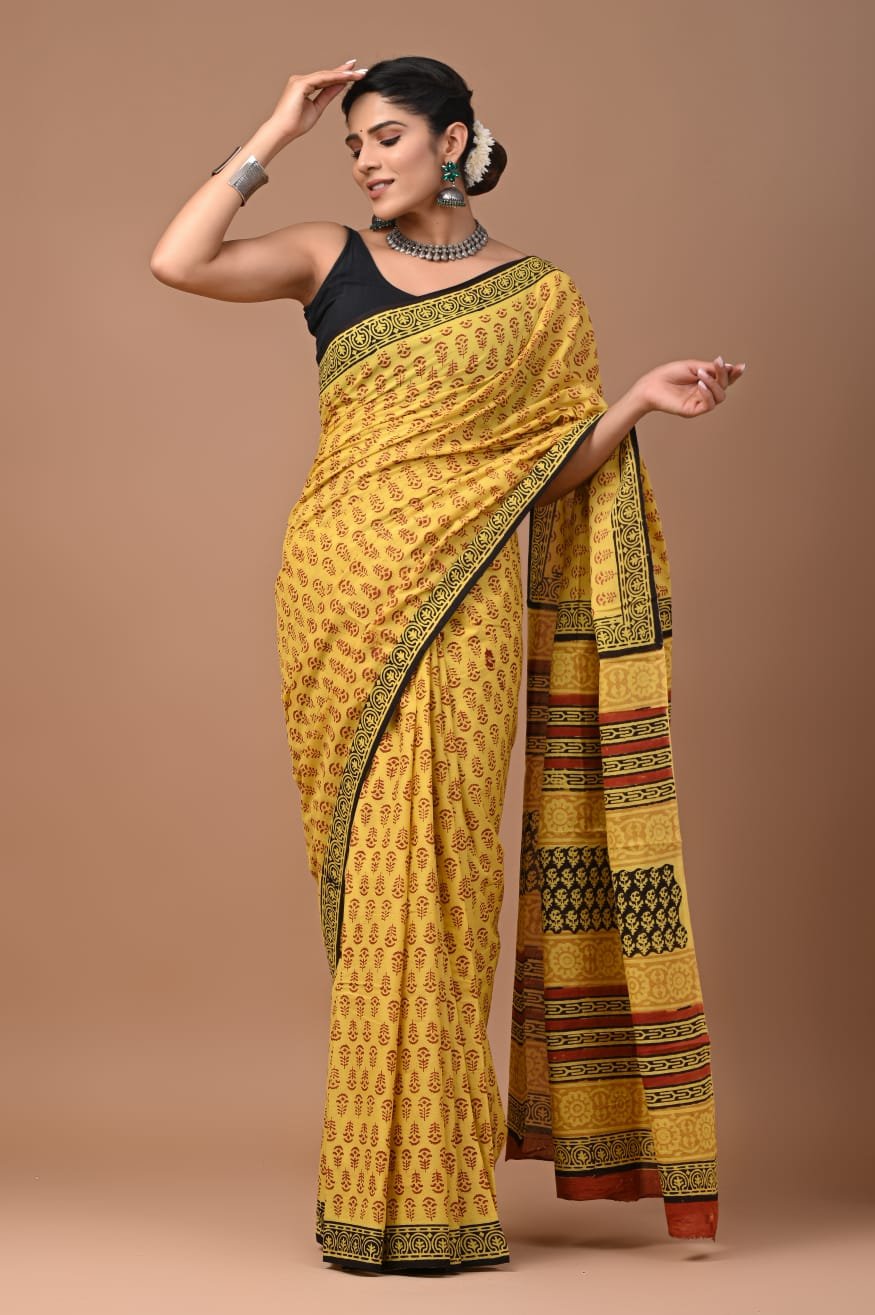 Cotton Mulmul Sarees