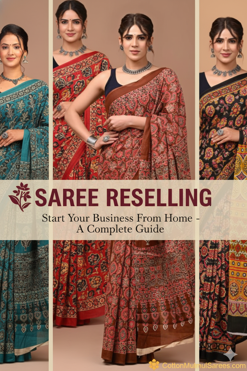 Saree Reselling Business Cover Banner